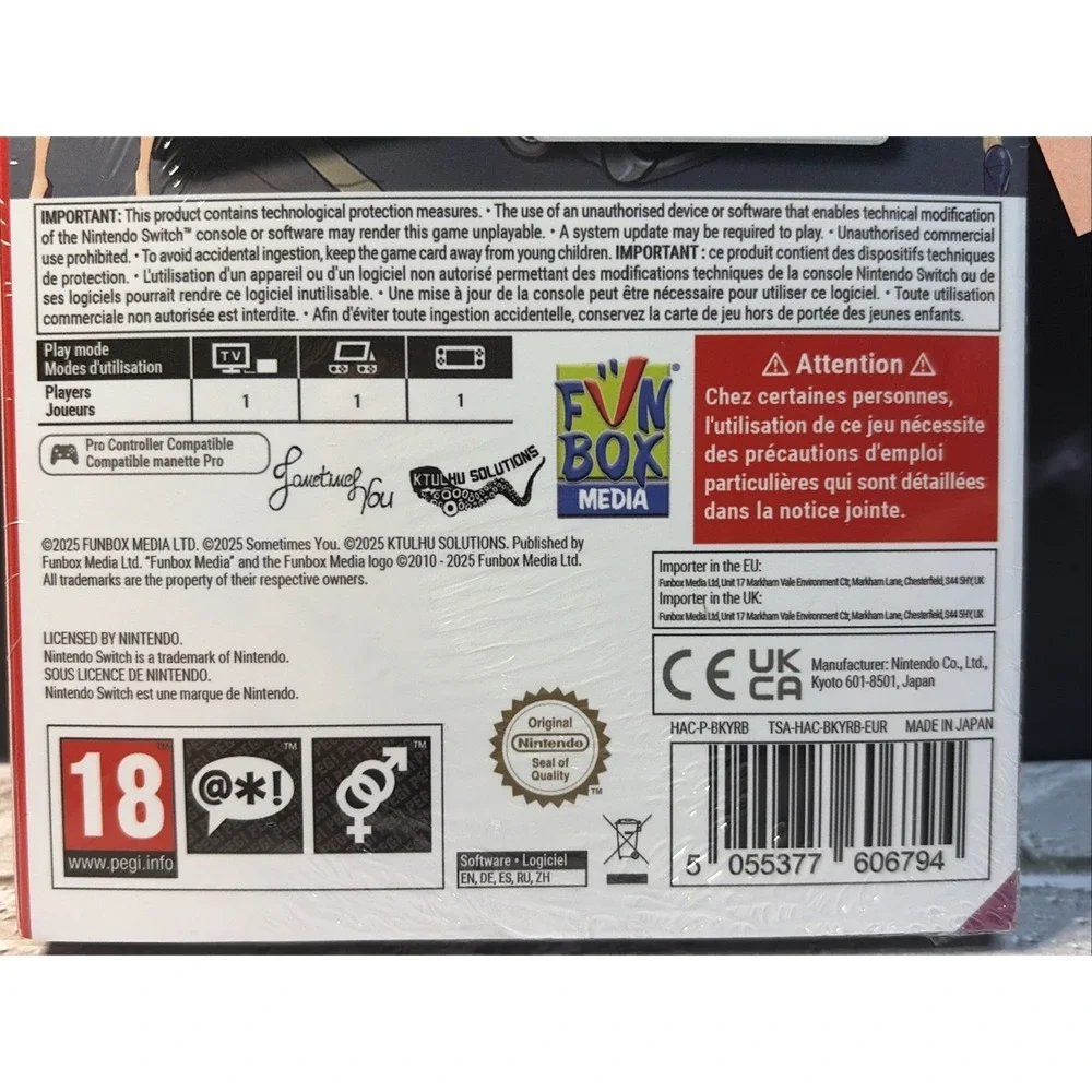Jerry Anker and the Quest to Get Love - Nintendo Switch - New - Factory Sealed